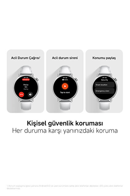 Xiaomi Watch S4 41mm Akıllı Saat Mint Yeşili Floroelastomer Kauçuk