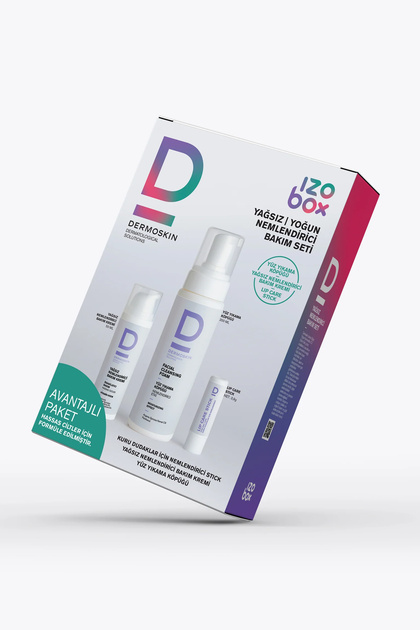 Dermoskin Izobox Cilt Bakım Seti | Yüz Yıkama Köpüğü