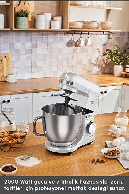 Karaca Mastermaid Chef Ultra M2000W Hamur Yoğurma Makinesi Pearl