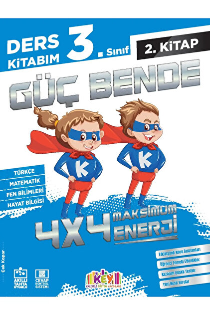 Kaliteli Eğitim Yayınları Key Yayınları 3. Sınıf Güç Bende (9