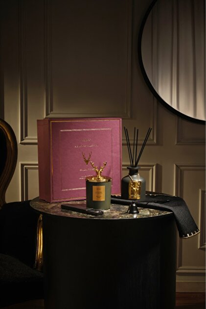 Karaca Signature Collection Reed Mum ve Oda Kokusu Seti / Mum