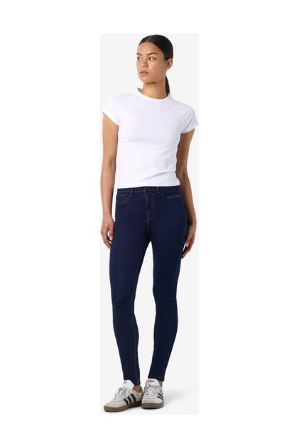 NMCALLIE HW SKINNY JEANS VI507DB FWD NOOS