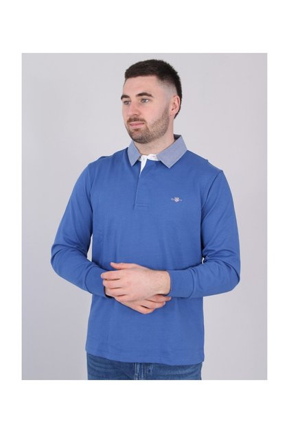 Chambray galléros nehéz rögbi