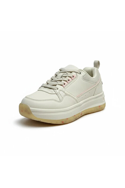 ☆LE CREUS 22☆ Lumberjack Hersheys 5PR Kadın Sneaker Ayakkabı-Kırık Beyaz