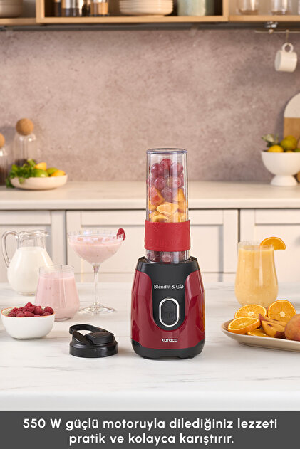 Karaca Blendfit Go Personal Kişisel Smoothie Blender Red - Fiyatı