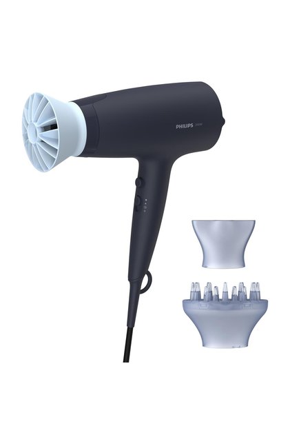 Philips BHD360/20 Сешоар, 2100 W, Термозащита, 6 настройки за скорост/температура, Син