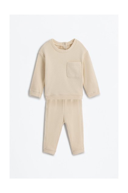 Dziecięca bluza i spodnie w zestawie z efektem ręcznika