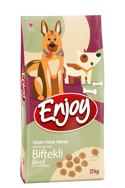 Enjoy Biftekli Yetişkin Köpek Maması 15 Kg - Fiyatı, Yorumları