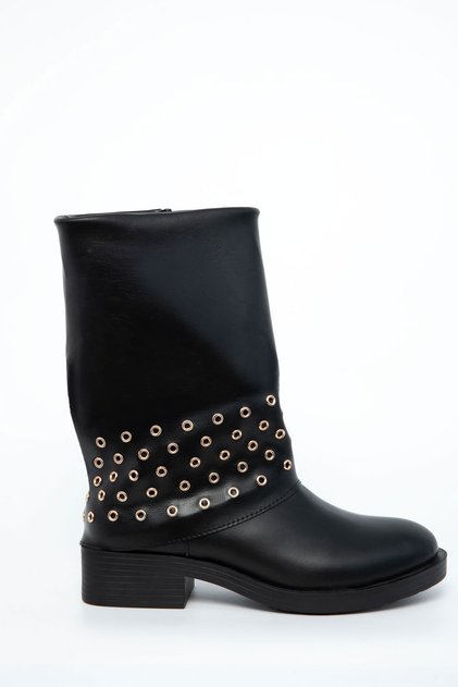 Black Women's Boots & Booties 21002
