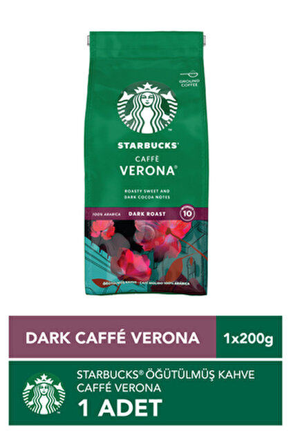 Starbucks Verona Caffe Filtre Kahve Dark Roast Blend 200 g