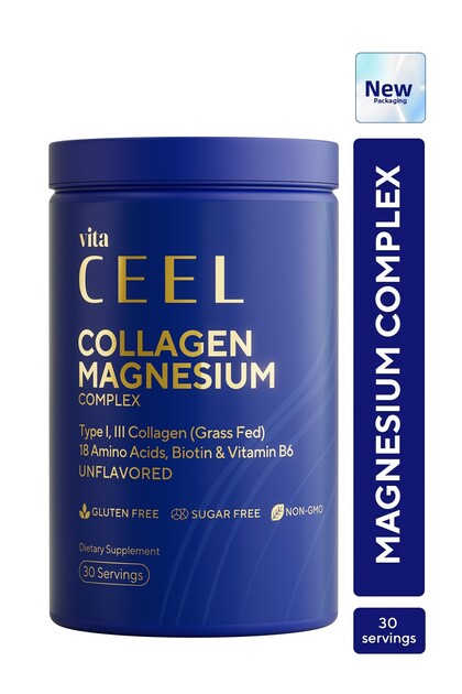 Collagen Type I–Iii & Magnesium Bisglycinate, Citrate, Malate Complex + Vitamin B6, Biotin, 18 Amino Acids