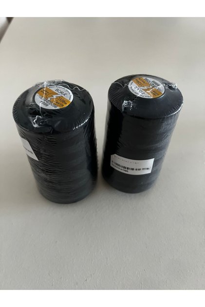 Genel Marka Siyah Dikiş Ipliği 5000 Metre SİYAH - 2 Li Set