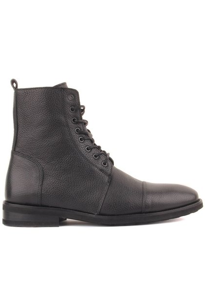 - Black, Lace-Up, Zippered Men's Boots 102-062-01Eva