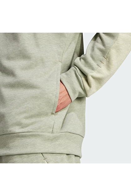 adidas IJ8977 M MEL FZ Erkek Spor Sweatshirt Haki yeşil - Fiyatı