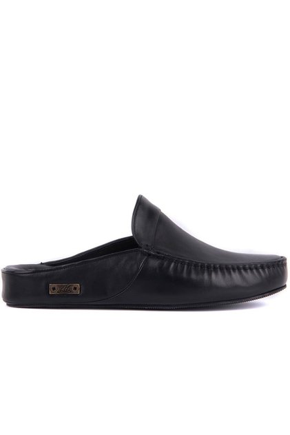 - Genuine Leather Home and Outdoor Slippers 110-547-Rubber