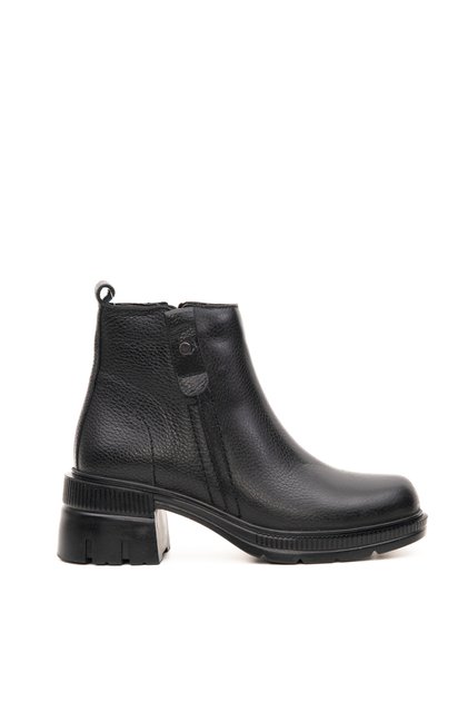Over Ankle Thick Sole Women's Boots Genuine Leather Rubber Non-Slip Sole