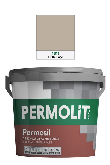 Permosil Silikonlu Dış Cephe Boyası, Uzun Ömürlü Koruma, | 3,5Kg - 10Kg - 20Kg