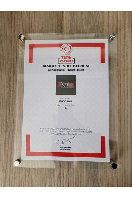 A4 Şeffaf Pleksi Sandviç Föylük Pano - Vidalı