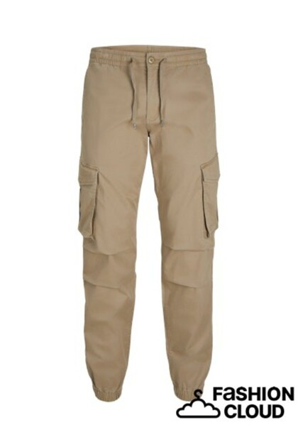 Jack & Jones Erkek Kahve Jpstkane Noah Cuffed Cargo Noos Pantolon