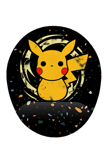 Mouse Pad Pikachu cu suport pentru încheietura mâinii, bază ergonomică anti-alunecare, covoraș pentru mouse