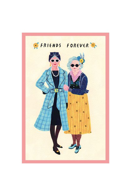Friends Forever – Decorative Gift Note Card and Postcard | 10X15Cm