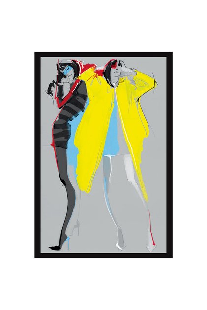 Fashion Themed – Decorative Gift Note Card and Postcard | 10X15Cm