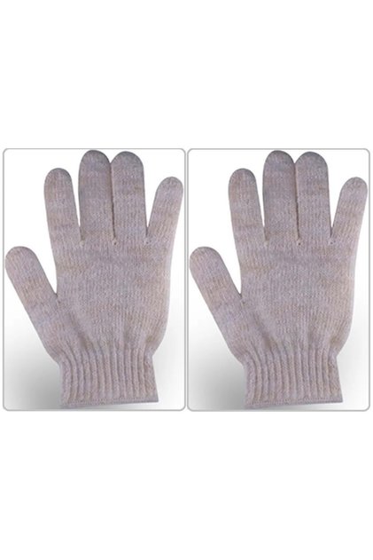 Therapy Pure Wool Fingered Bath Glove T-478 (Set of 2)