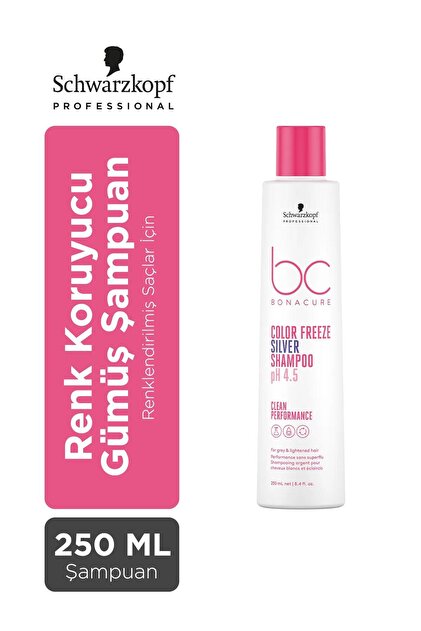 Bonacure Bc Clean Renk Koruyucu Gümüş Yansıma pH Şampuanı 250ml