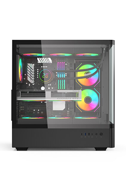 XGAMING GHOST V938 6*120MM ARGB FAN ATX GAMING Case 750W 80+Bronze
