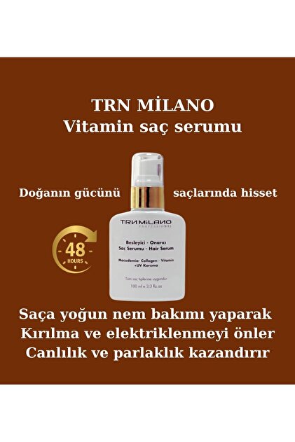 TRN MİLANO Vitamin Saç Serumu 100 ml - Fiyatı, Yorumları