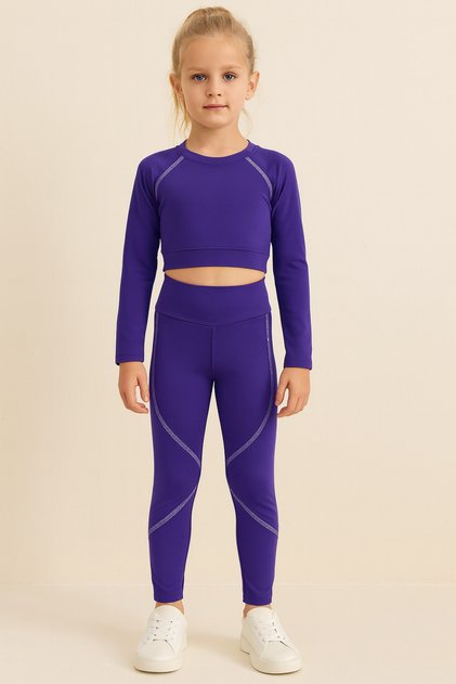 Girls' Long Sleeve Sports Suit