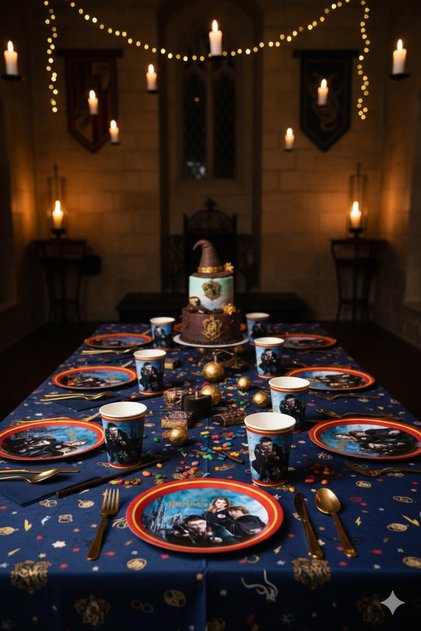 Harry Potter Karton Tabak Bardak Set 8 Kişilik