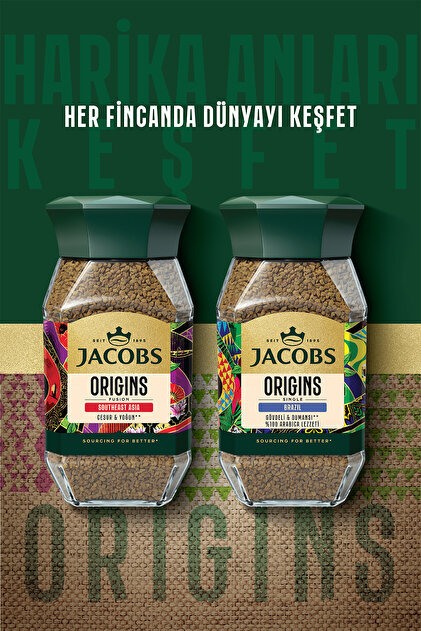 Jacobs Origin Brazil Granül Kahve Cam Kavanoz 95 gr - Fiyatı