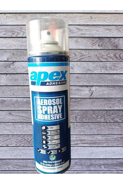 Apex Sprey Yapıştırıcı – 340gr – Sünger ve Malzemeler İçin Güçlü Tutkal