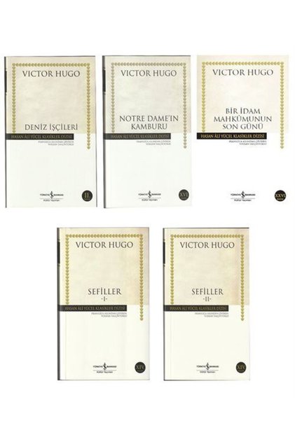Victor Hugo Books (5 Book Sets) Hasan Ali Yücel Klasikler Dizisi