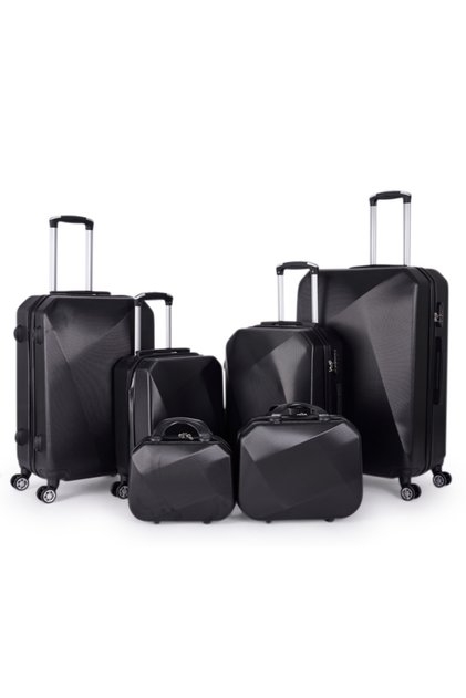 6-piece luggage set with a strong and sturdy design