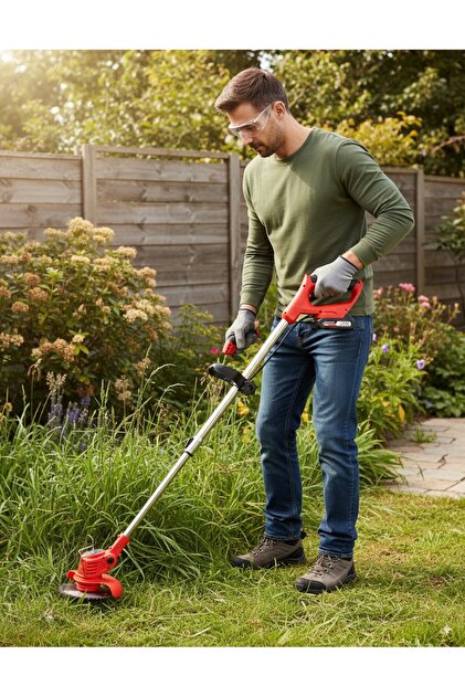 KİMMEER PLUS 2'Li Set 21v Çift Akü Uzatmalı Kollu Çalı Ot Biçme