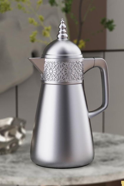 ترمس قهوة/شاي مزخرف (دلة ترمس حرارية).