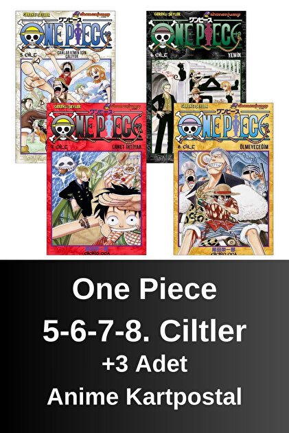 Gerekli Şeyler Yayıncılık One Piece 5-6-7-8. Ciltler (4 kitap