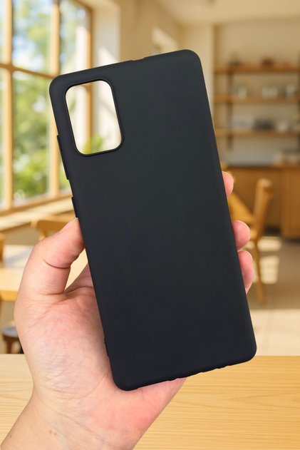 Samsung galaxy a71 silicone shock absorbing classic protective rubber case