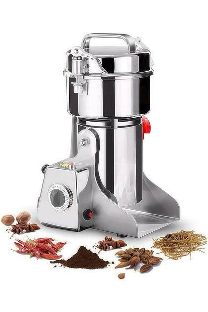 Electric Coffee & Spice Grain Grinder, 3000W Grain Mill, 400G Capacity for Herbs, Nuts, Seeds