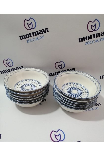 PORSELEN DİJİTAL 12 ADET 14 CM (KÜÇÜK) ÇORBA KASE