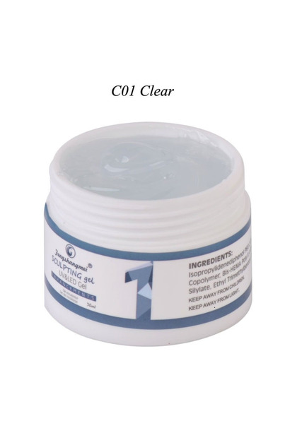 UV LED строителен гел, FSM, 15 г, 01