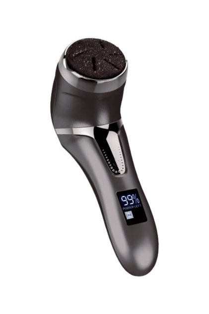 Ηλεκτρική λίμα για καθαρισμό και απολέπιση φτερνών και πελμάτων, ασύρματη, με ψηφιακή οθόνη LED, ακίνητη
