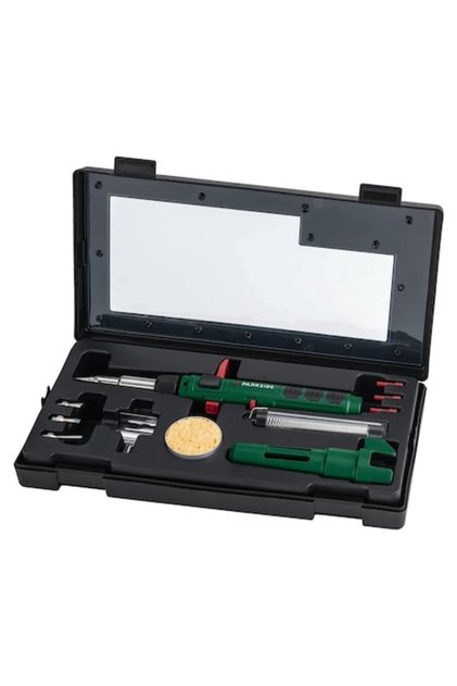 Set pistol de lipit cu gaz 3-în-1, Arzător, Pistol cu aer cald, Fier de lipit