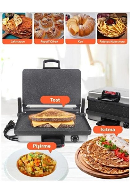 sevenlex ÇOK AMAÇLI BAZLAMA LAHMACUN TOST KOMBİNASI - Fiyatı