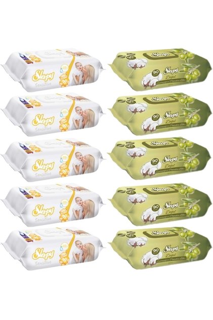 Sensitive X5 & Olive Oil X5 (10X90) 900 Sheets