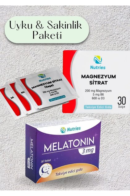 Uyku & Sakinlik Paketi – Geceyi Dinlenmiş Karşılayın