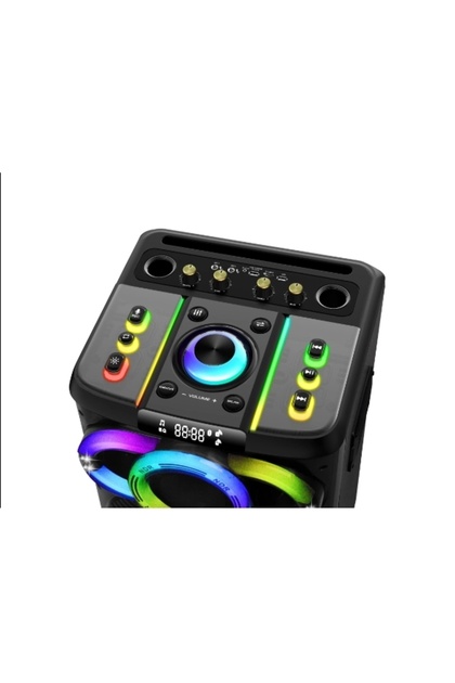 lucek cases NDR-2270 Çift 12 İnç Woofer Kablosuz Karaoke Hoparlör