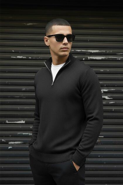 Men's Standard Fit Mercerized Sweater Sweatshirt